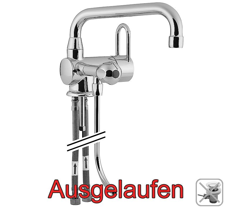 DIBL'med Einhebel-Spülthekenbatterie für ein Spülbecken, ohne Ablaufzubehör