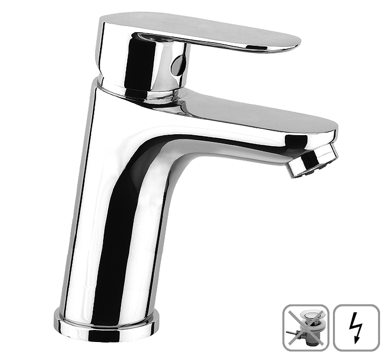 DIBL'geo "Edition 2" Einhebel-Waschtischbatterie, ohne Ablaufzubehör, Niederdruck